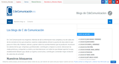 Desktop Screenshot of blogs.cdecomunicacion.es