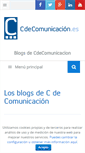 Mobile Screenshot of blogs.cdecomunicacion.es