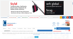 Desktop Screenshot of logistica.cdecomunicacion.es